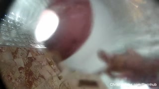 Christy showers off her perfect body