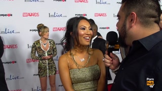 PornhubTV Asa Akira Red Carpet 2015 AVN Interview