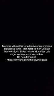 🇸🇪Mommy wants black stepsons BBC!