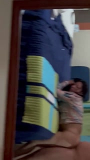 Mexican Ass Doggy Butt with Thong in Hotel