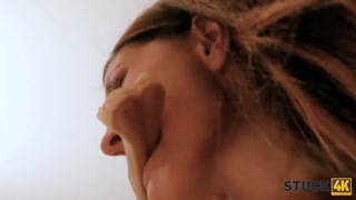 STUCK4K. Older boyfriend is always happy when he fucks European sweetie