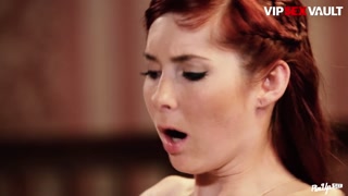 PINUPSEX - KATTIE GOLD CZECH REDHEAD GETS FUCKED BY HUSBAND ON THE POOL TABLE