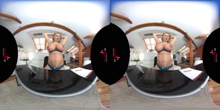 StockingsVR - Pregnant Secretary in Pantyhose