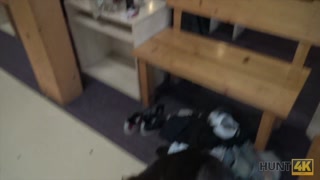 HUNT4K. Sex in a bowling place - I've got strike!