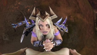 Bridgette B is your Warlock mistress and she's commanding you to cum