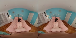 Risky Fuck With Rosalyn Sphinx While Her Parents Are In Other Room VR Porn