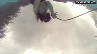 Watch Emi Serene cum underwater