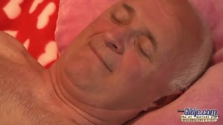 Grandpa Fucks Beautiful Nympho She Swallows Cum Deepthroat Blowjob