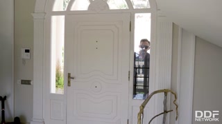 Misha Maver's home invasion turns into a hot XXX pussy fucking encounter