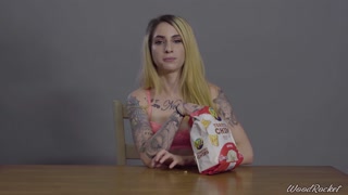 Porn Stars Eating: Sheena Rose Relishes Ritz Chips