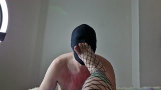 Foot fetish. Slave worships his Mistress' feet. Foot kissing, toe sucking, foot domination.