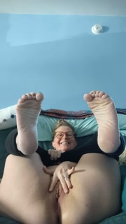 Feet up tease