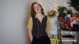 Glamorous Redhead Has Intense Orgasm With Black Vibe