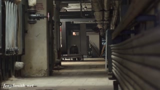 Naked Jeny Smith is Hiding and sneaking in the lost corridors