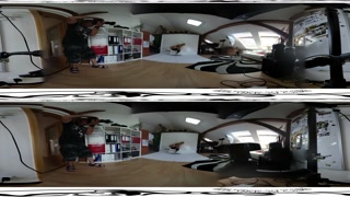 Nice victoria pure 3D VR 360 backstage from photoshoot before dildo masturb