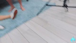 Bubble Booty Blonde with Glasses Katie Kush in TWERKNADO