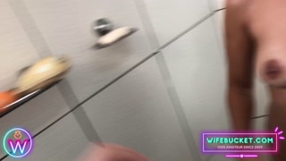 Homemade Porn by Wifebucket - Hot, steamy and foamy fucking in the shower by this amateur couple
