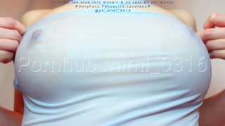 日本人女性のおっぱいマッサージ boobs massage nipple orgasm