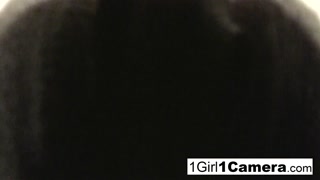 Gorgeous Babe Filming Her Own Tight Pussy