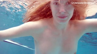 Diana Zelenkina enjoys swimming naked