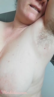 Housewife with armpits and hairy pussy