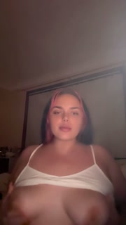 Slutty stoner strip while smoking medi