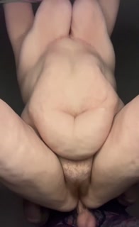 BBW With Big Tits Big Ass Plump Belly Fucked In Both HolesFrom Behind, CUM IN MY FAT WHITE ASS 😍🍑