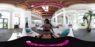 VR Bangers - [360° VR] Sexy Black Perfect Ass Maid Fucked and Cream-pied