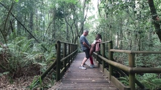 Sexcation Part 5 - We have sex in the Garden of Eden and nearly got caught