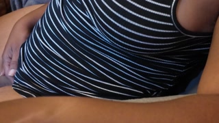 Quick cum watching porn before work