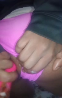 Peeing on my dildo then fucking my asshole hard at a public as I enjoy the beautiful sunrise.