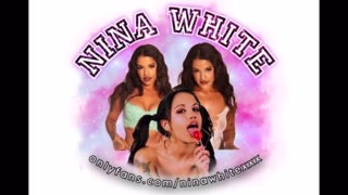 Blonde Nina White Loves RIDING BBC