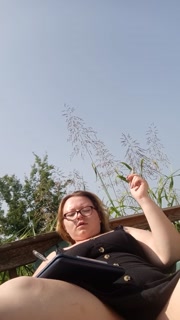 Smoking while coloring a picture for Daddy