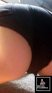 Goth Co worker tease and smother