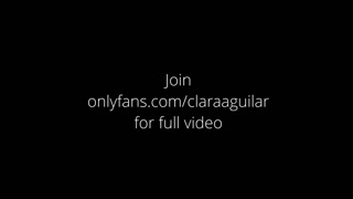 Clara Aguilar Enjoying Herself